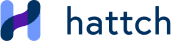 Logo featuring a stylised H in shades of blue and purple, followed by the word hattch in a dark blue font. Hattch is a business for sale directory.